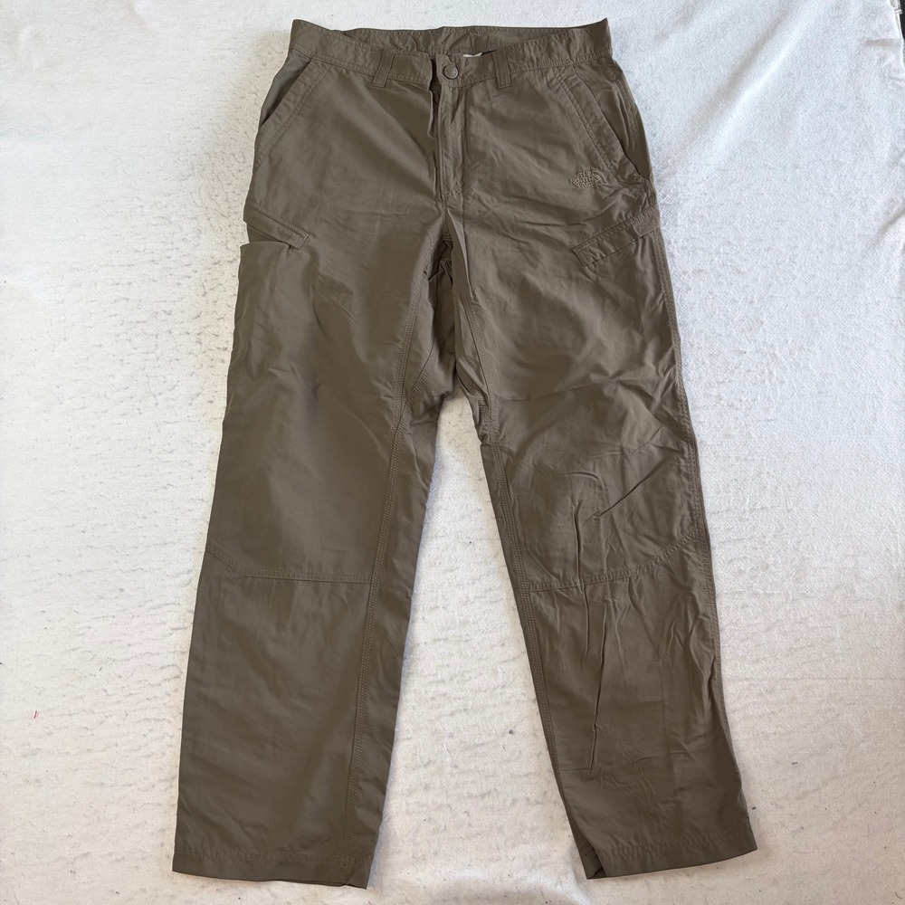 The North Face Paramount Peak Hiking Pants Mens 32x30 Brown Cargo Nylon Ripstop